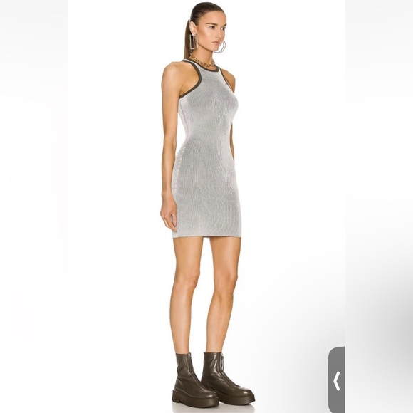 NWOT SER.O.YA Jill Ribbed Halter Mini Dress With Zip Up Back - Picture 8 of 11